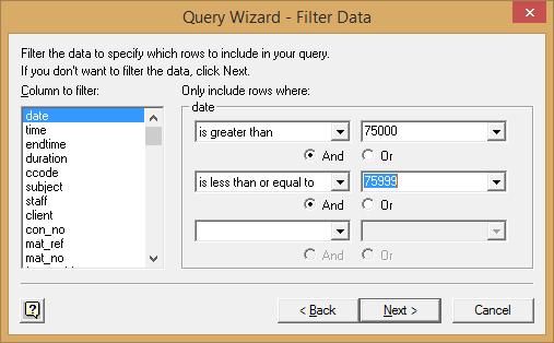 queryfilter