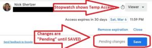 SaveTemporaryAccess